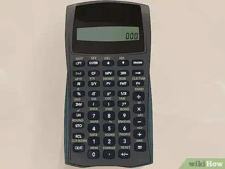 Image titled Set Decimal Places on a TI BA II Plus Calculator Step 1