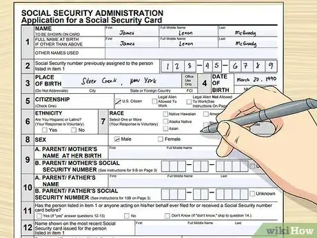 Image titled Get a Duplicate Social Security Card Step 17