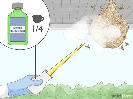 Image titled Get Rid of a Wasp's Nest Step 13