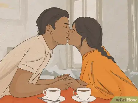 Image titled Become Comfortable with Kissing a Girl Step 11