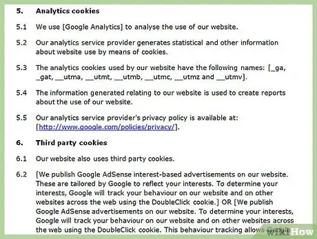 Image titled Create a Website Cookie Policy Step 7