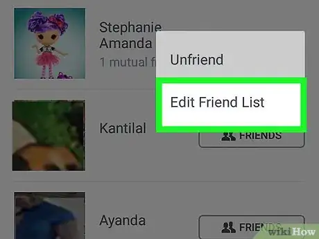 Image titled Edit Your Friends List on the Facebook App on Android Step 5