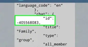 Know Chat ID on Telegram on Android
