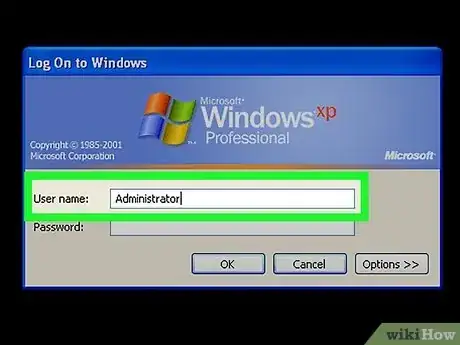 Image titled Log on to Windows XP Using the Default Blank Administrator Password Step 3