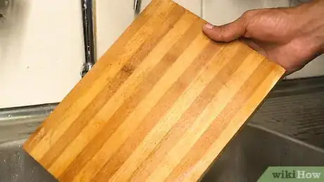 Image titled Clean a Bamboo Cutting Board Step 2