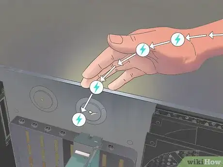 Image titled Ground Yourself to Avoid Destroying a Computer with Electrostatic Discharge Step 6