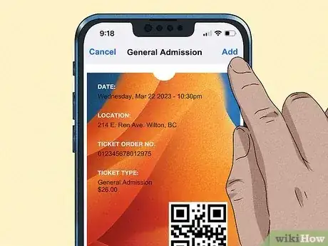 Image titled Add a Ticket to an Apple Wallet Step 3