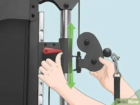 Image titled Adjust a Dual Adjustable Pulley Step 3