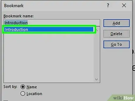 Image titled Add a Bookmark in Microsoft Word Step 18