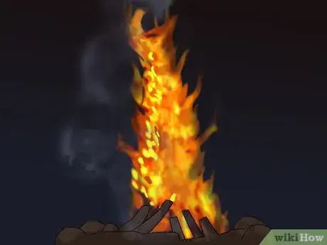 Image titled Make a Fire to Survive Step 1