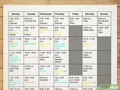 Image titled Make a Study Timetable Step 11