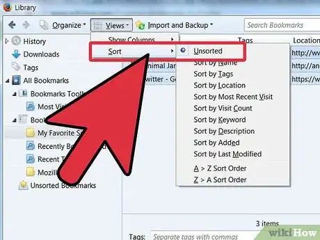 Image titled Organize Bookmarks in Firefox Step 10