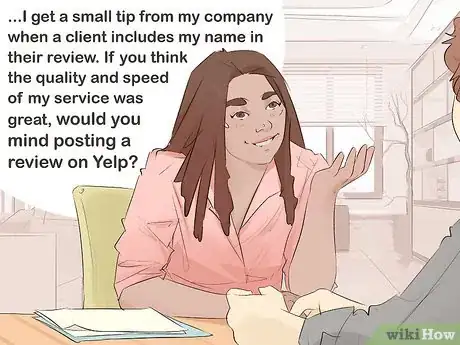 Image titled Ask Clients for a Yelp Review Step 4