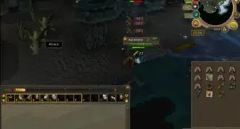 Level up Attack in RuneScape