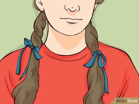 Image titled Do Curly Half‐Braided Pigtails Step 18