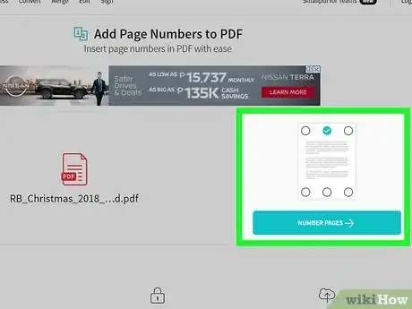 Image titled Add Page Numbers to a PDF Step 10