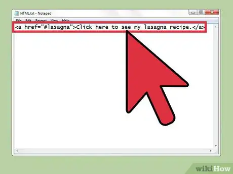 Image titled Link Within a Page Using HTML Step 6