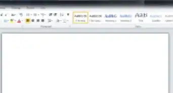 Open a New Document in Microsoft Office Word 2010