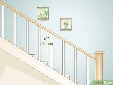 Image titled Hang Pictures over a Staircase Step 1