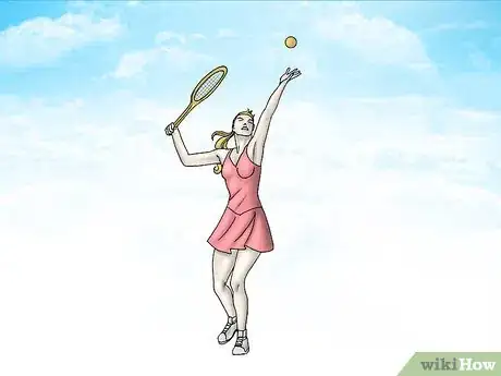 Image titled Improve a Tennis Serve Step 1