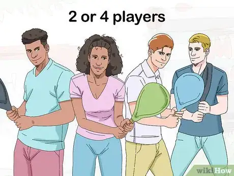 Image titled Play Paddleball Step 1