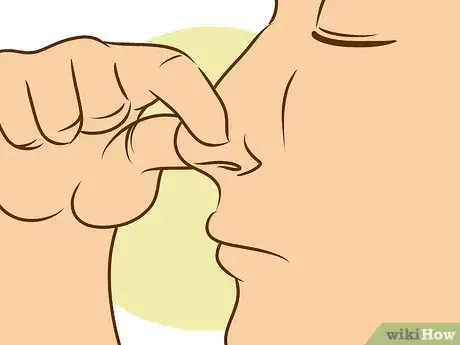 Image titled Stop a Sneeze Step 1