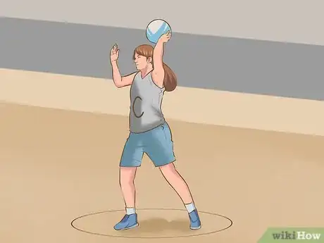 Image titled Play Center in Netball Step 1