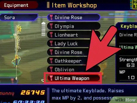 Image titled Make the Ultima Weapon in Kingdom Hearts 1 Step 10