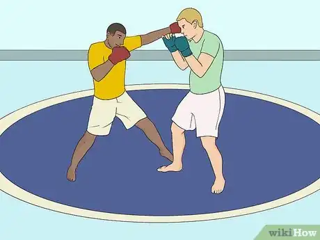 Image titled Do a Single Leg Takedown Step 1.jpeg