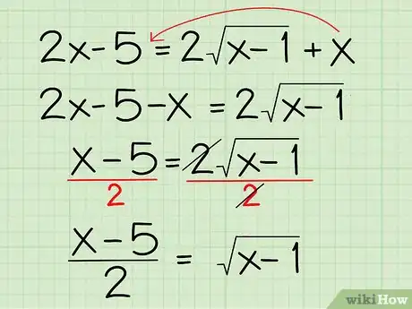 Image titled Solve Radical Equations Step 9