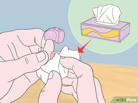 Image titled Remove Ear Wax from a Hearing Aid Step 4