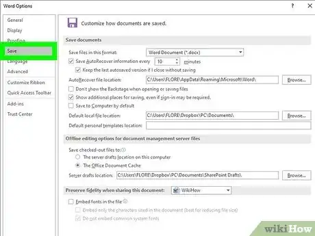Image titled Set up Autosave on Microsoft Word 2007 Step 4