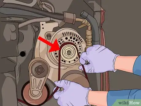 Image titled Put on an Alternator Belt Step 10