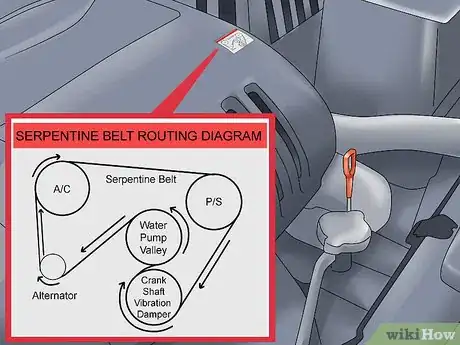 Image titled Replace a Serpentine Belt Step 5