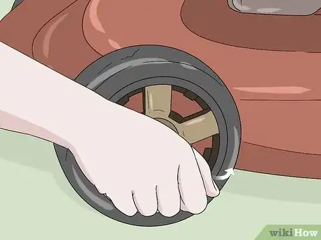 Image titled Remove a Lawn Mower Wheel Step 3