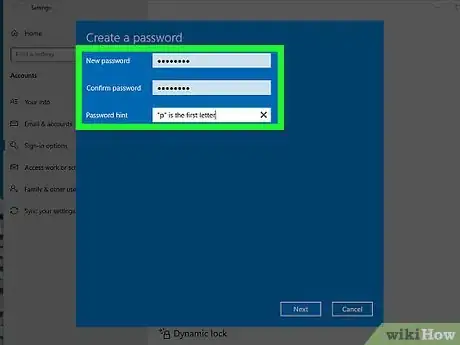 Image titled Set a Windows Password Step 6