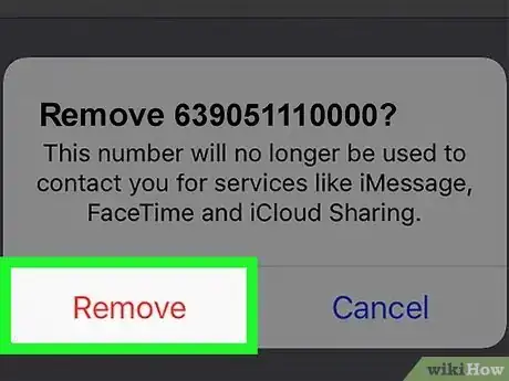 Image titled Remove an Apple ID Phone Number on an iPhone Step 7