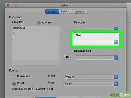 Image titled Print Address Labels Using OpenOffice Step 6