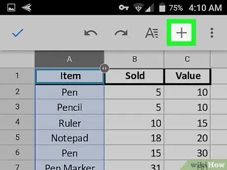 Image titled Add Columns on Google Sheets Step 9