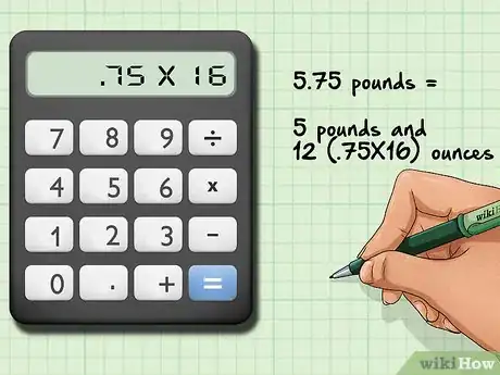 Image titled Convert Tenths of a Pound to Ounces Step 3