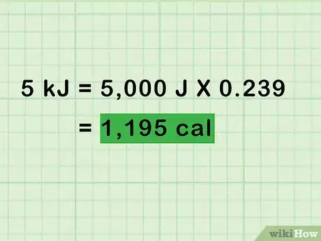 Image titled Convert Kilojoules to Calories Step 3