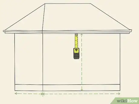 Image titled Measure for Hip Roofing Step 2