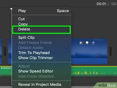 Image titled Delete iMovie Clips Step 3