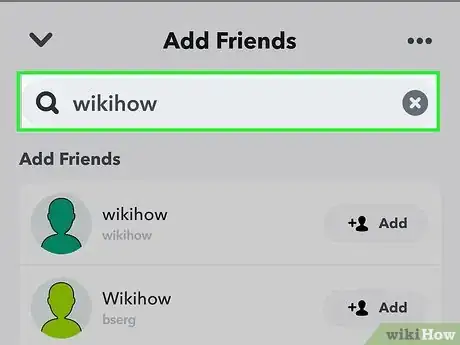 Image titled Add Friends on Snapchat Step 4