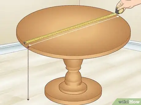 Image titled Make a Round Tablecloth Step 1