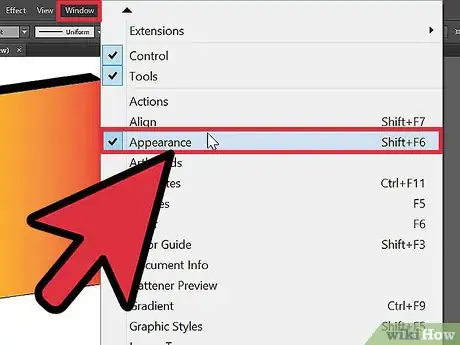 Image titled Remove an Effect in Adobe Illustrator Step 2