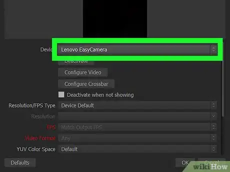 Image titled Add a Webcam to OBS on PC or Mac Step 7