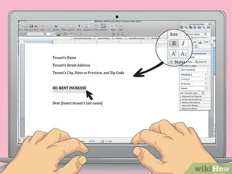 Image titled Notify a Tenant in Writing of an Increase Step 5