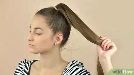 Image titled Do a Sleek Ponytail Step 6