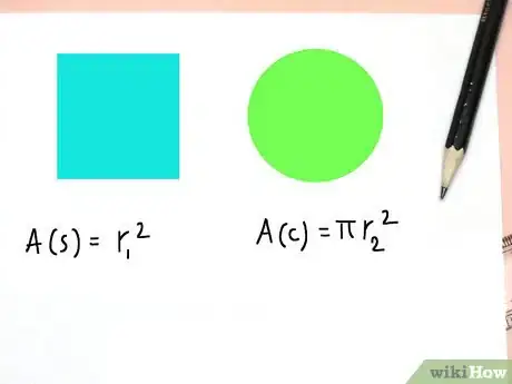 Image titled Determine a Square and Circle of Equal Area Step 2